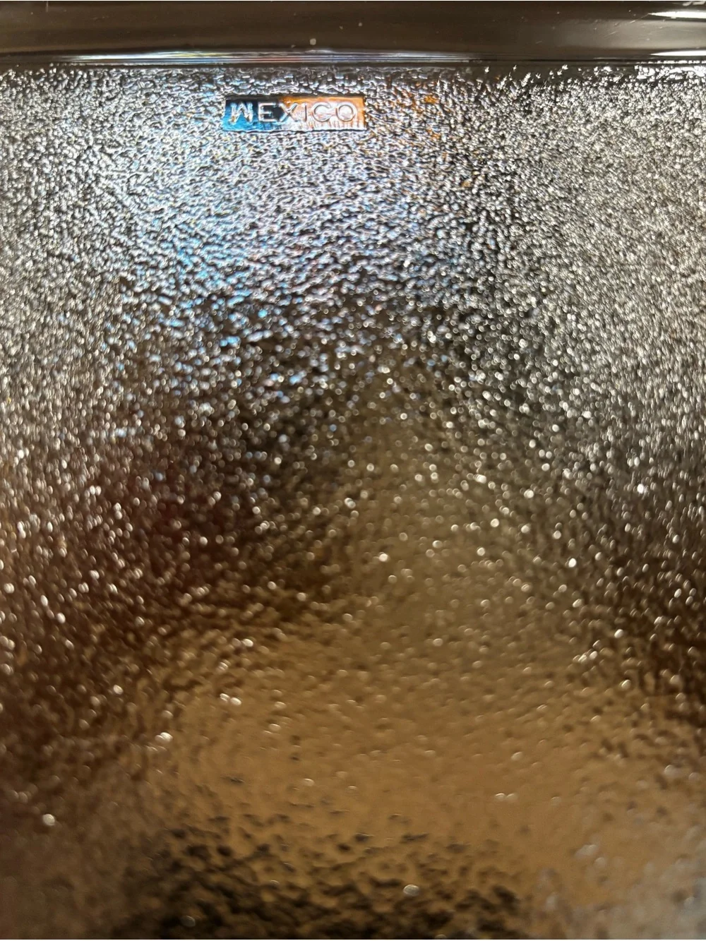 Vintage Glass Baking Dish Stamped 